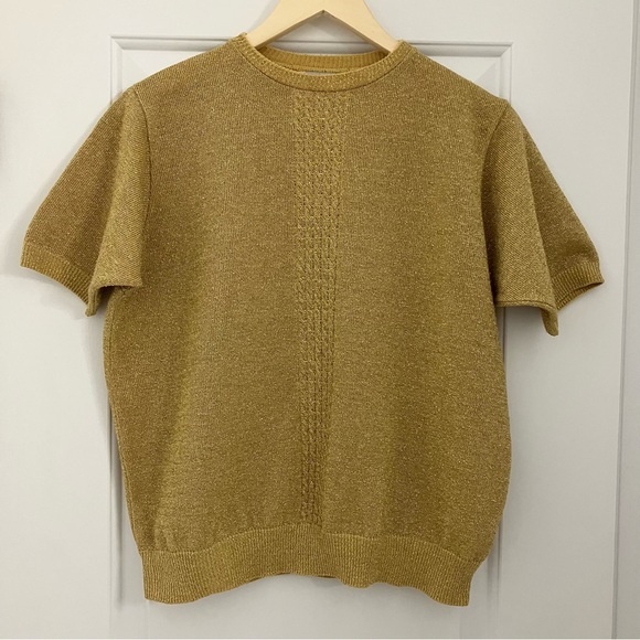 Alfred Dunner | Gold Sparkly top - Picture 2 of 4